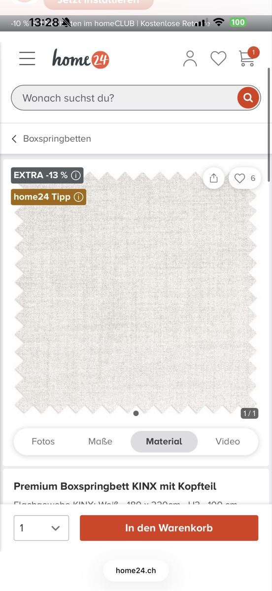 Letti: Boxspringbett KINX Studio Copenhagen – Usato da Zürich venduto da Trujillaa 4