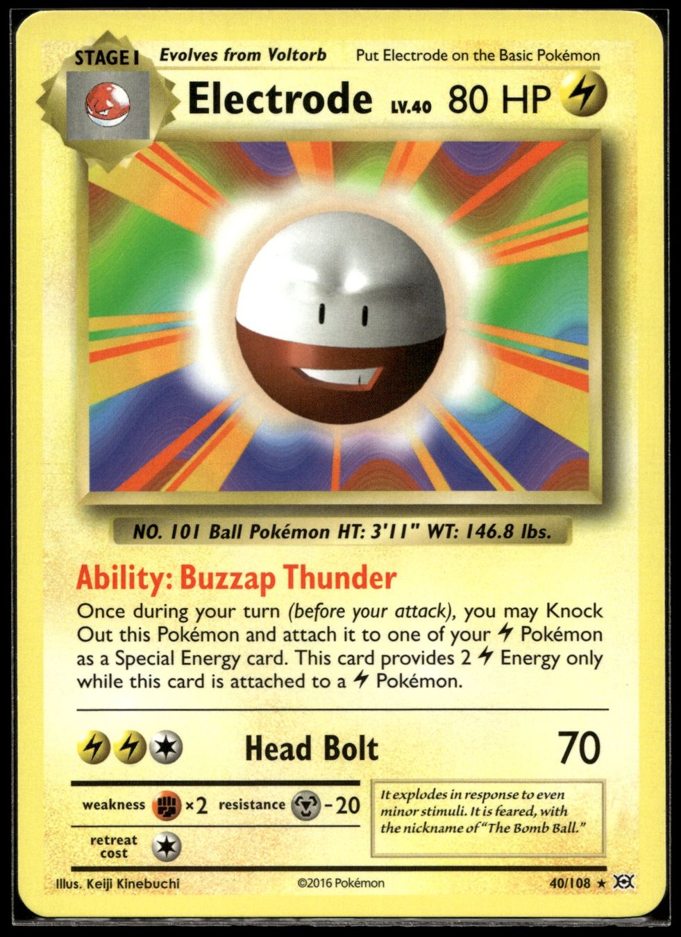 Pokémon Sammelbilder & Trading cards: Electrode (EVO EN 40/108) – Neu (gemäss Beschreibung) aus Affoltern am Albis von Chiesa_5