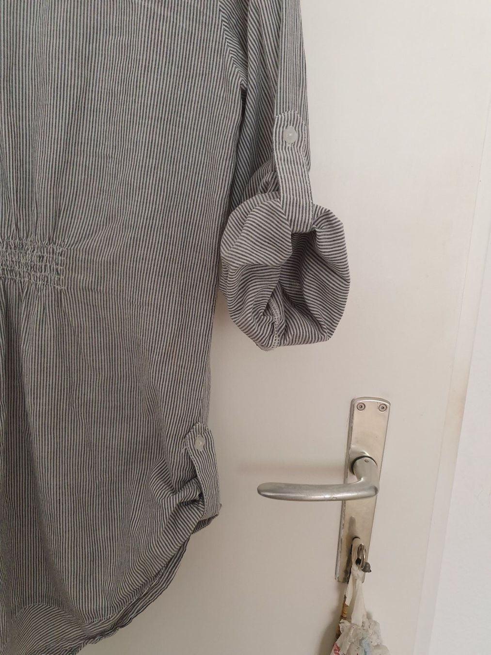Hallhuber Camicette: Raffiniertes HALLHUBER Hemd mit Spitze, 100% Baumwolle, Gr36 – Usato da Zürich venduto da natalos 3