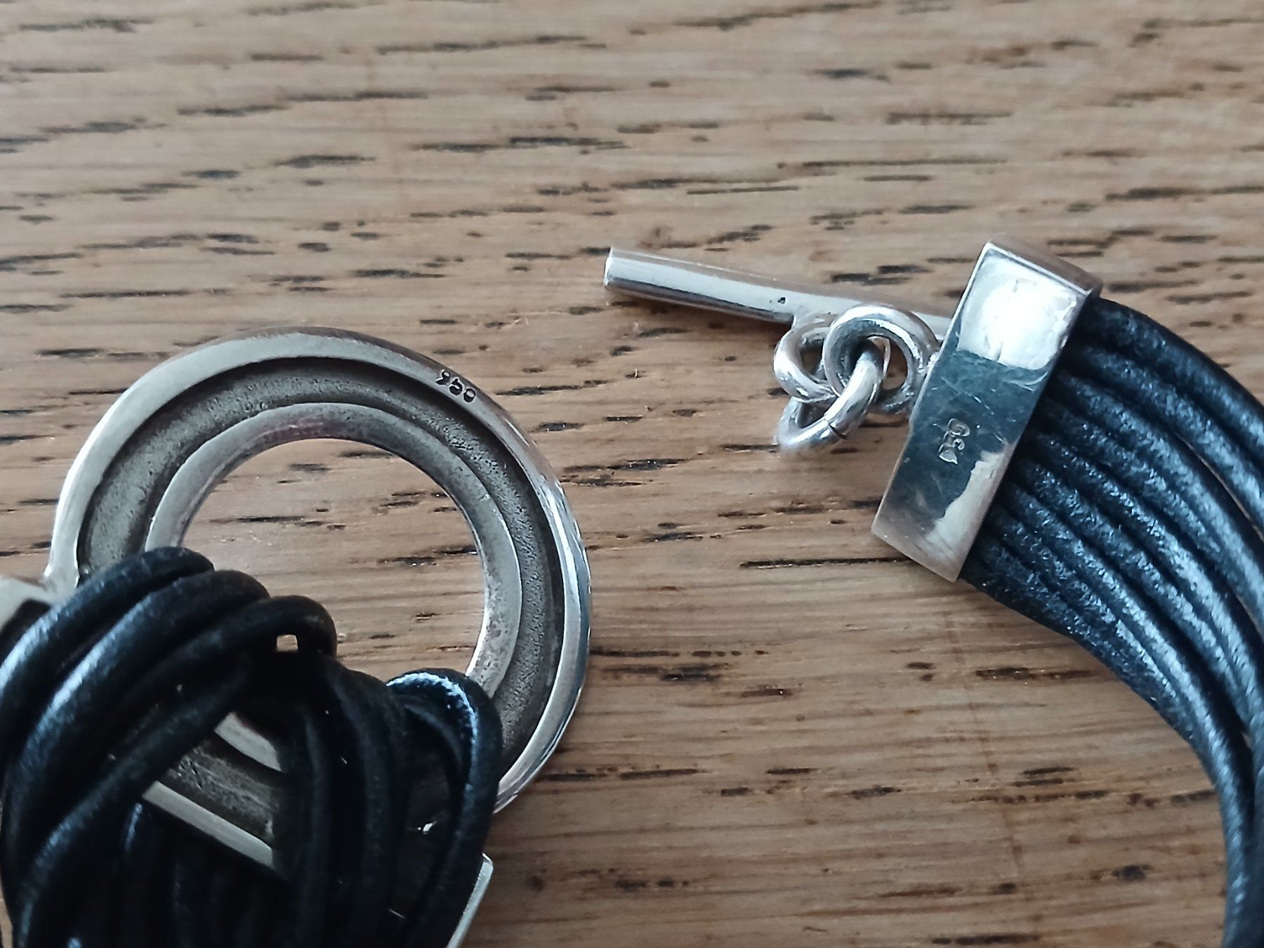 Armbänder & -reifen: Armband Leder Silber 950 – Gebraucht aus Aarburg von Emelie 3