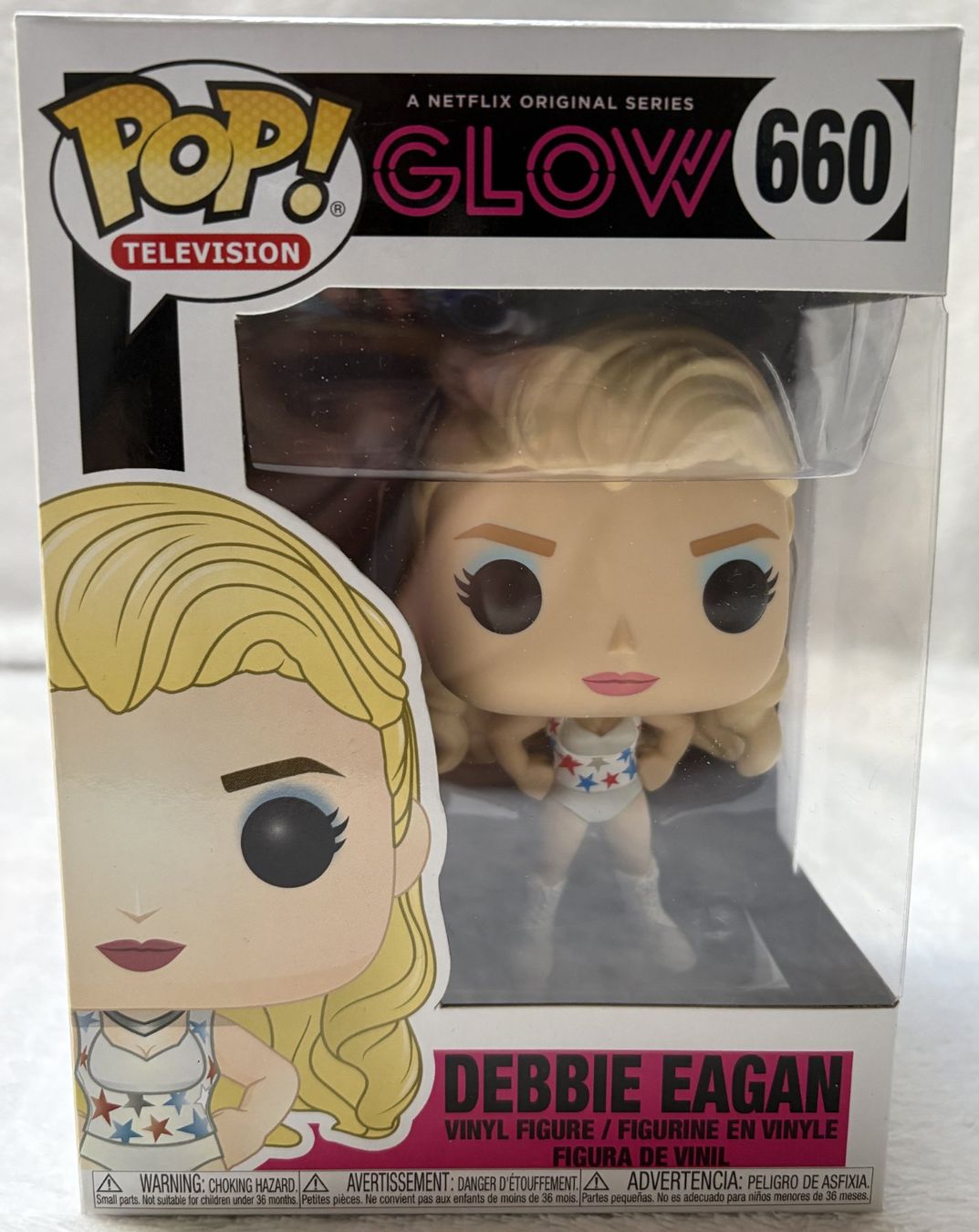 Funko Statuette: Funko Pop - Television - 660 - Glow - Debbie Eagan – Nuovo e nell'imballaggio originale da Meisterschwanden venduto da McSchein