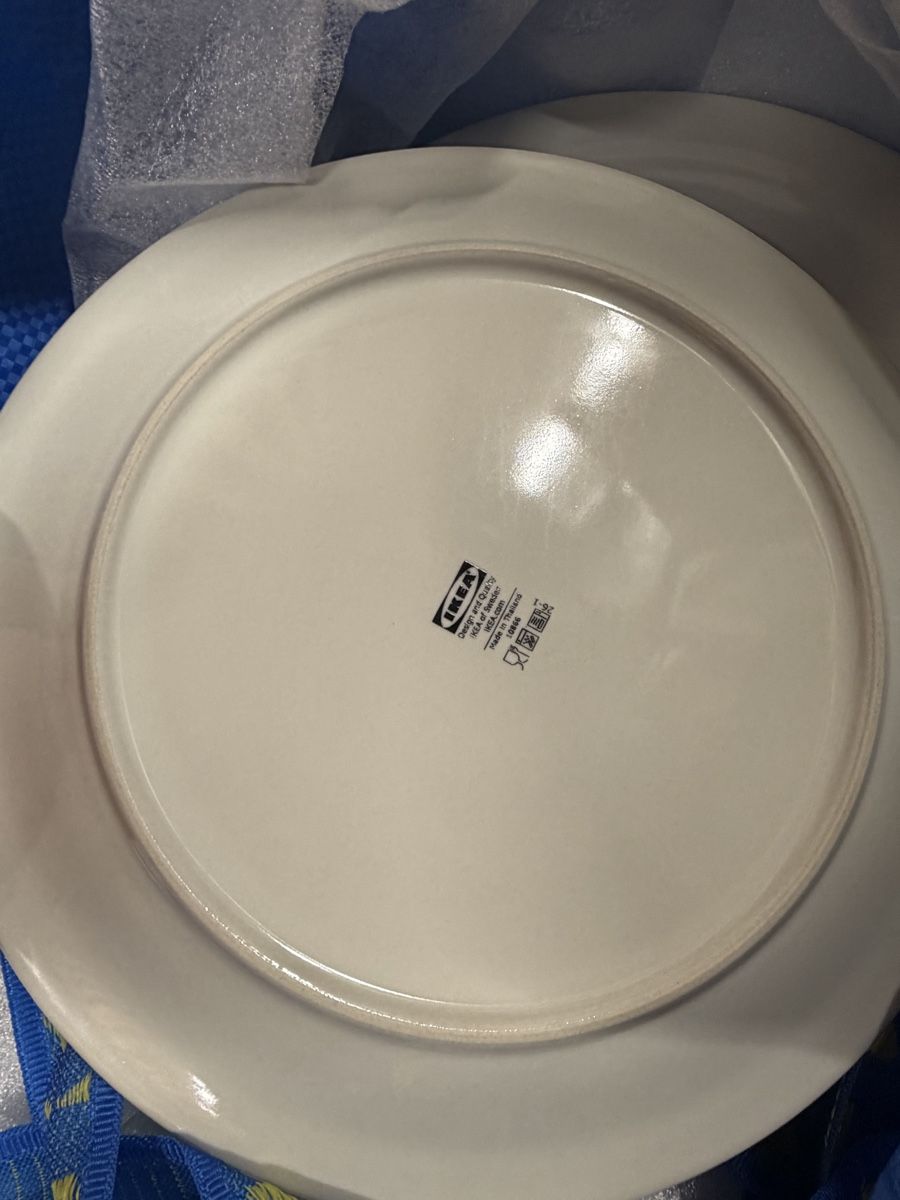 Ikea Teller: Ikea, 60x Teller, SANDSKÄDDA, helles graubeige, 26cm – Gebraucht aus Zürich von ILO_91 3