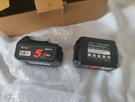 Zwei Third Party Akkus Makita 18V 5.5Ah