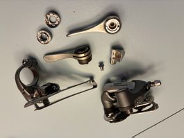 Shimano 600 RD-6401 Schaltwerk, Schalthebel, Umwerfer