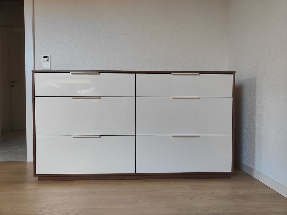 Kommode Mit 6 Schubladen & Geschwungenem Design Produktbild-Vorschau 4