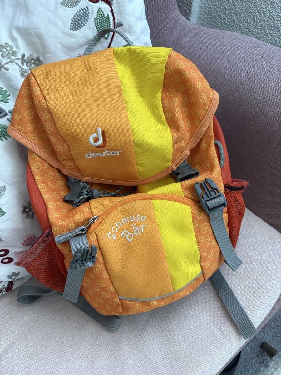 Deuter Kindertaschen: Deuter Kinderrucksack orange gelb – Gebraucht aus Zofingen von SaraMay