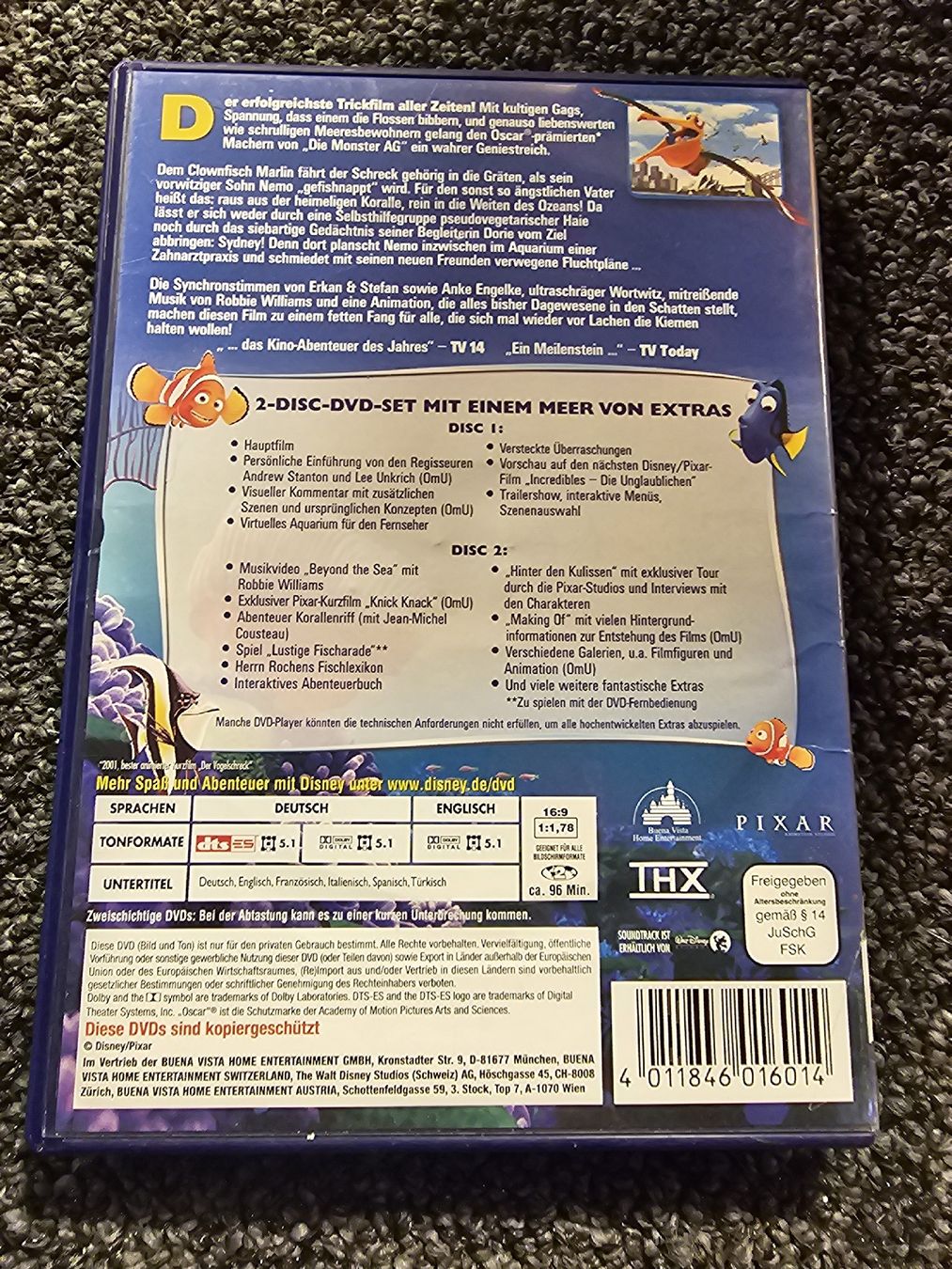 Tous les DVDs: Findet Nemo (21539) – D'occasion à Ruswil par jan_bxl5 1