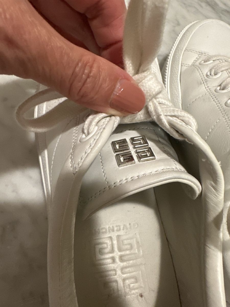 Givenchy Damenschuhe: Givenchy Sneaker Leder weiss rosa Grösse 37 getragen – Gebraucht aus Zürich von shoppingmandy 2