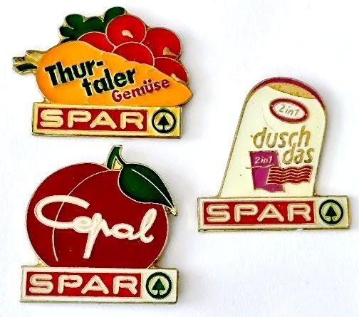 Placchette & Badge: 3 Spar Pin – Usato da Pfäffikon ZH venduto da Colacity