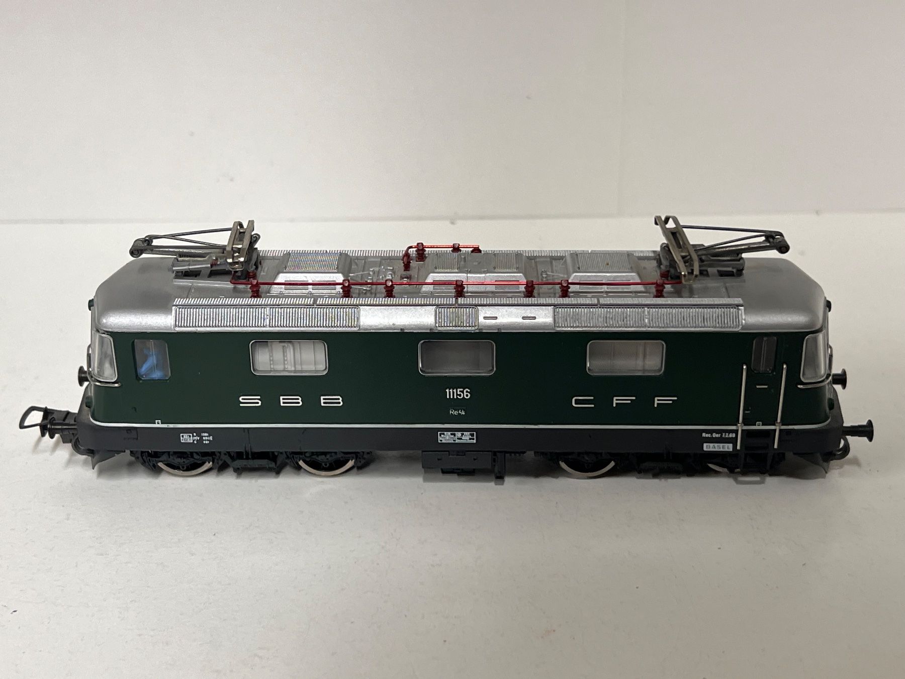 Fleischmann Modellini di ferrovie: Fleischmann H0 DC SBB Re4/4 Lok 11156 – Usato da Geroldswil venduto da TopTrain54 1