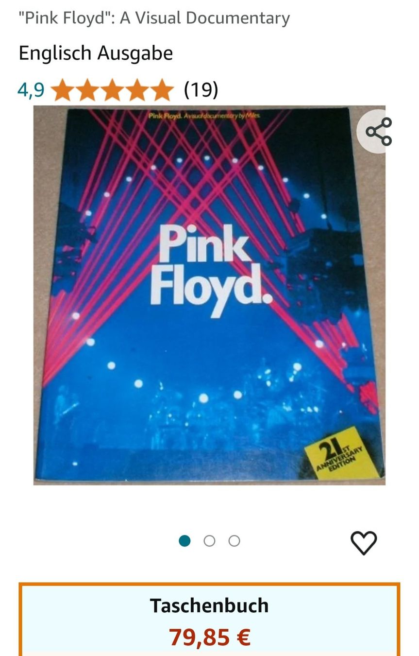 Libri: RAR: PINK FLOYD: BIOGRAFY. – Usato da Altdorf UR venduto da BLACKGARLIC