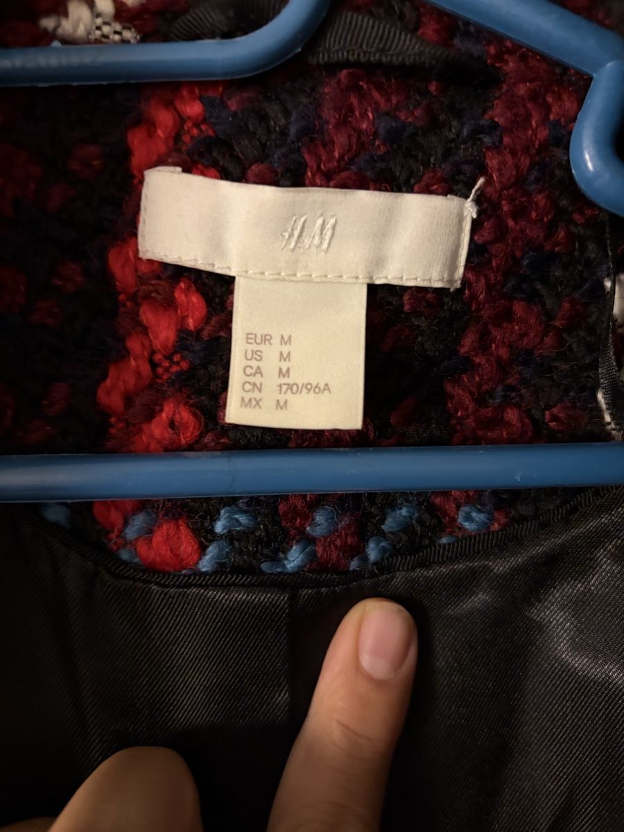 H&M Manteaux: Coat H&M checked plaid size M condition as seen – D'occasion à Uster par Luna.R 2