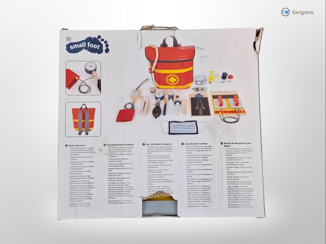 Giocattoli: SMALL FOOT Notarzt Rucksack Kinderpsiel – Nuovo (secondo la descrizione) da Sargans venduto da Restwert_Sargans 1