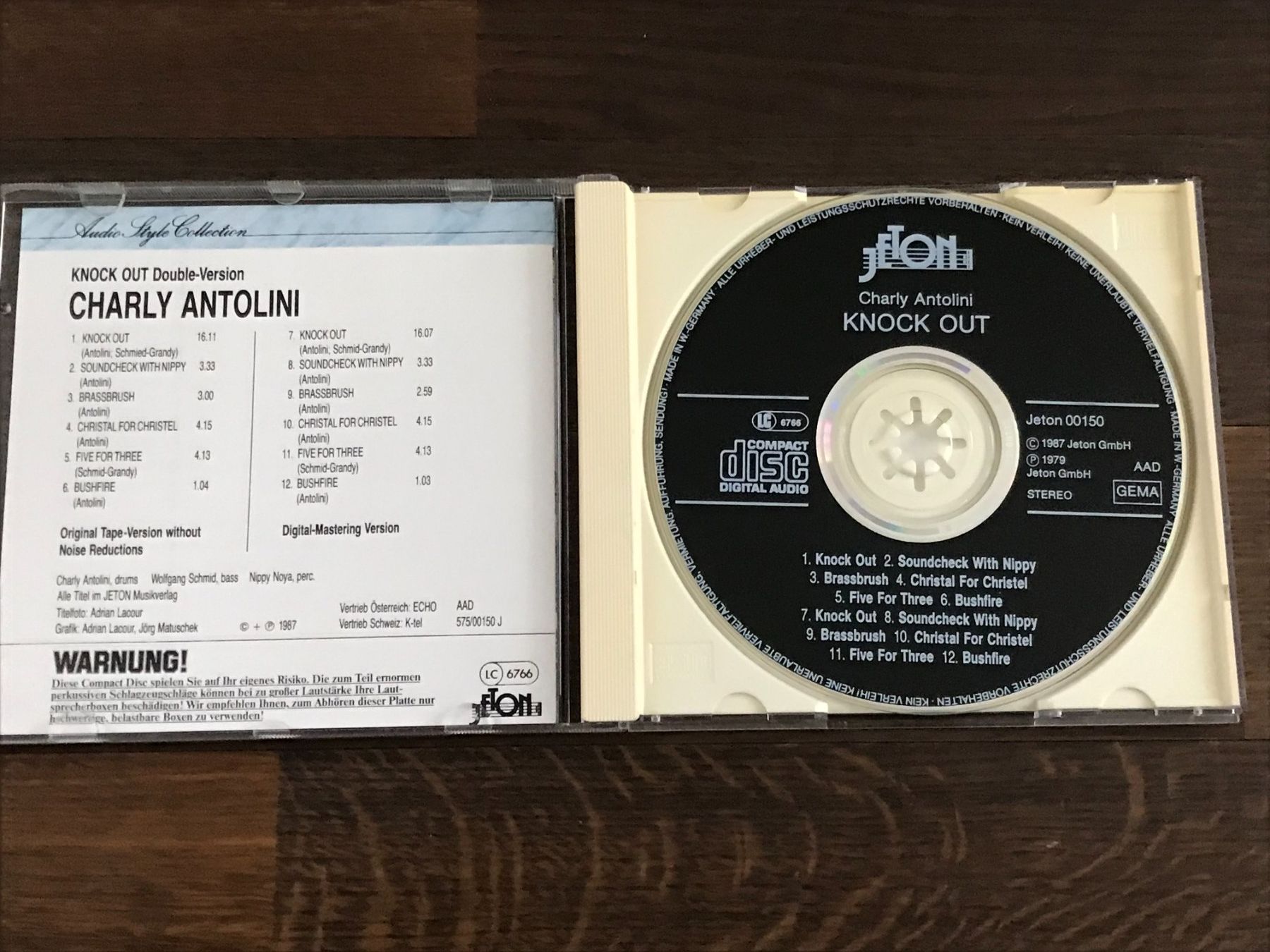 CDs: CHARLY ANTOLINI - Knock Out (Double-Version) - Jeton CD – D'occasion à Buchs AG par Archie 1