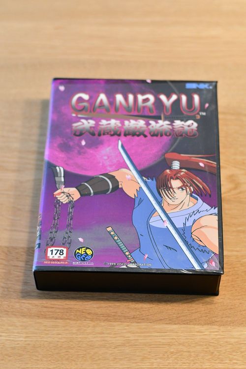 SNK NEOGEO AES MVS Shockbox Com Capa De Arte Conjunto Clássico Série De