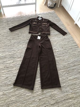 Zara set. Gr. S. Neu. Dunkelbraun 