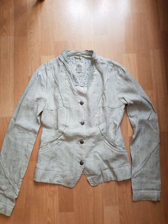 Nile Leinen Jacke Blazer Gr.S