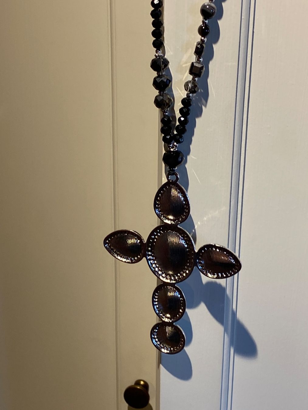 Catenine: PERLEN HALSKETTE LANG-SCHWARZ-SILBER – Nuovo e nell'imballaggio originale da Meienried venduto da ManuelaBoutique 5