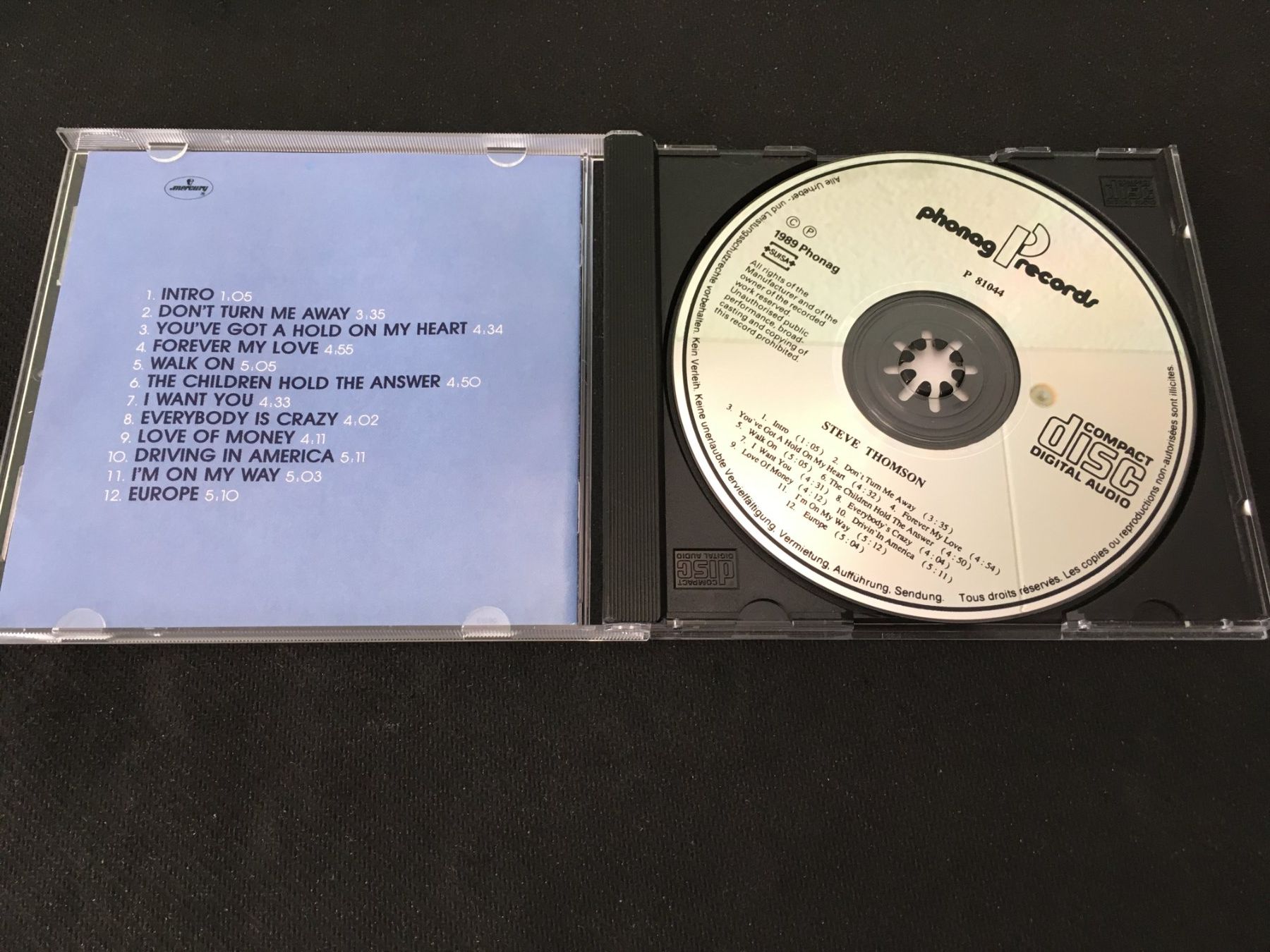 CDs: Steve Thomson -CD- – Gebraucht aus St.Gallen von MedienJoe 1