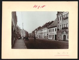 Fotografie Penig, Schlossplatz mit Gasth