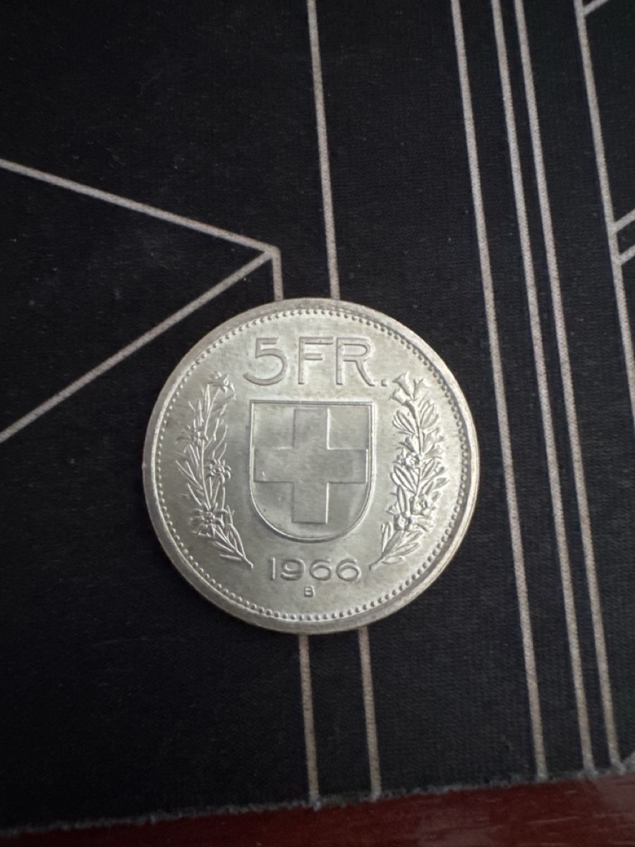 Tutti le monete: 5 CHF Münze 1966  – Usato da Wallisellen venduto da I_buy_your_stuff