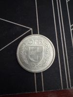 5 CHF Münze 1966 