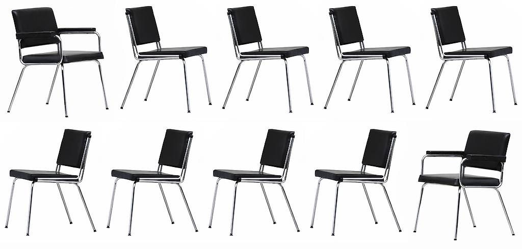 Sedie: 10er Set Vintage Bauhaus Stühle – Usato da Richterswil venduto da ski_7ffp 4