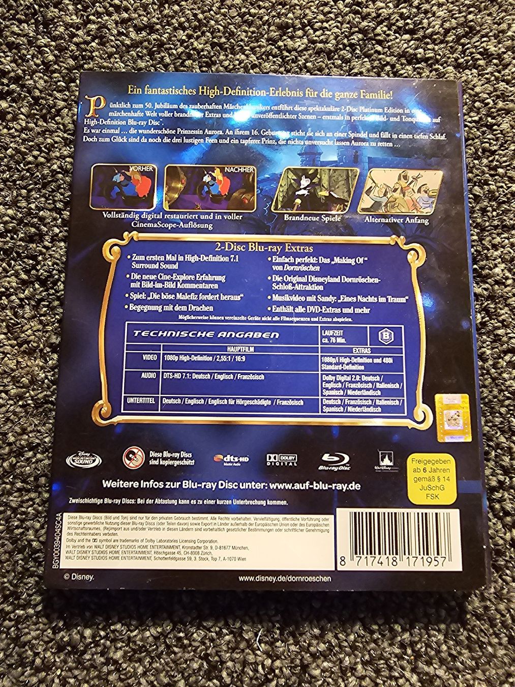 Tutti i DVDs: Dornröschen Blu-ray  – Usato da Ruswil venduto da jan_bxl5 1