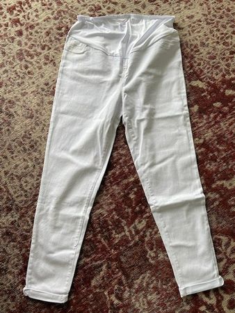 Modere Umstandshose in weiss, neu, XL (ca. 42-44)