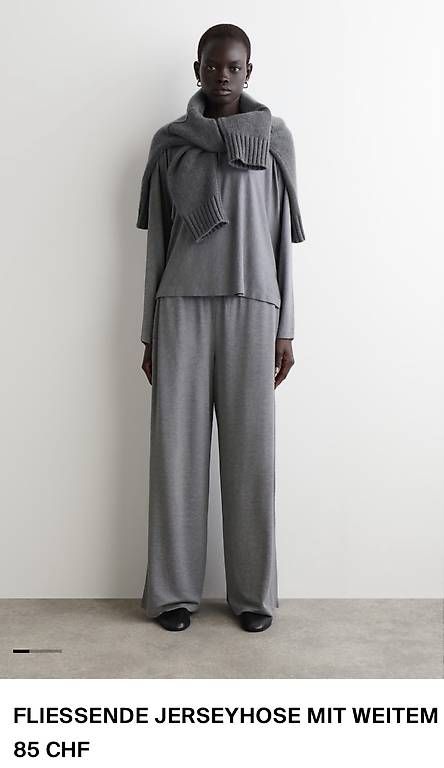 Cos Completi & Tailleur: COS FLIESSENDES LANGARMSHIRT und HOSE – Nuovo e nell'imballaggio originale da Winterthur venduto da eva_zfz7