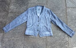 Nile Leinenjacke blaugrau L neuwertig