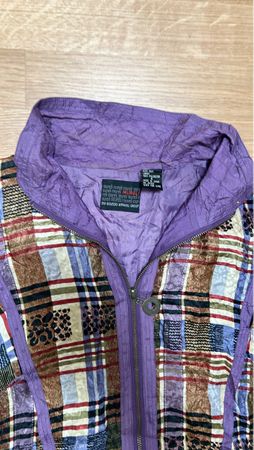 Murell Vintage / Retro Jacke bunt kariert Grösse M