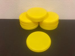 Restposten Frisbee/ Wurfscheiben, 25 Stück, gelb, 22cm
