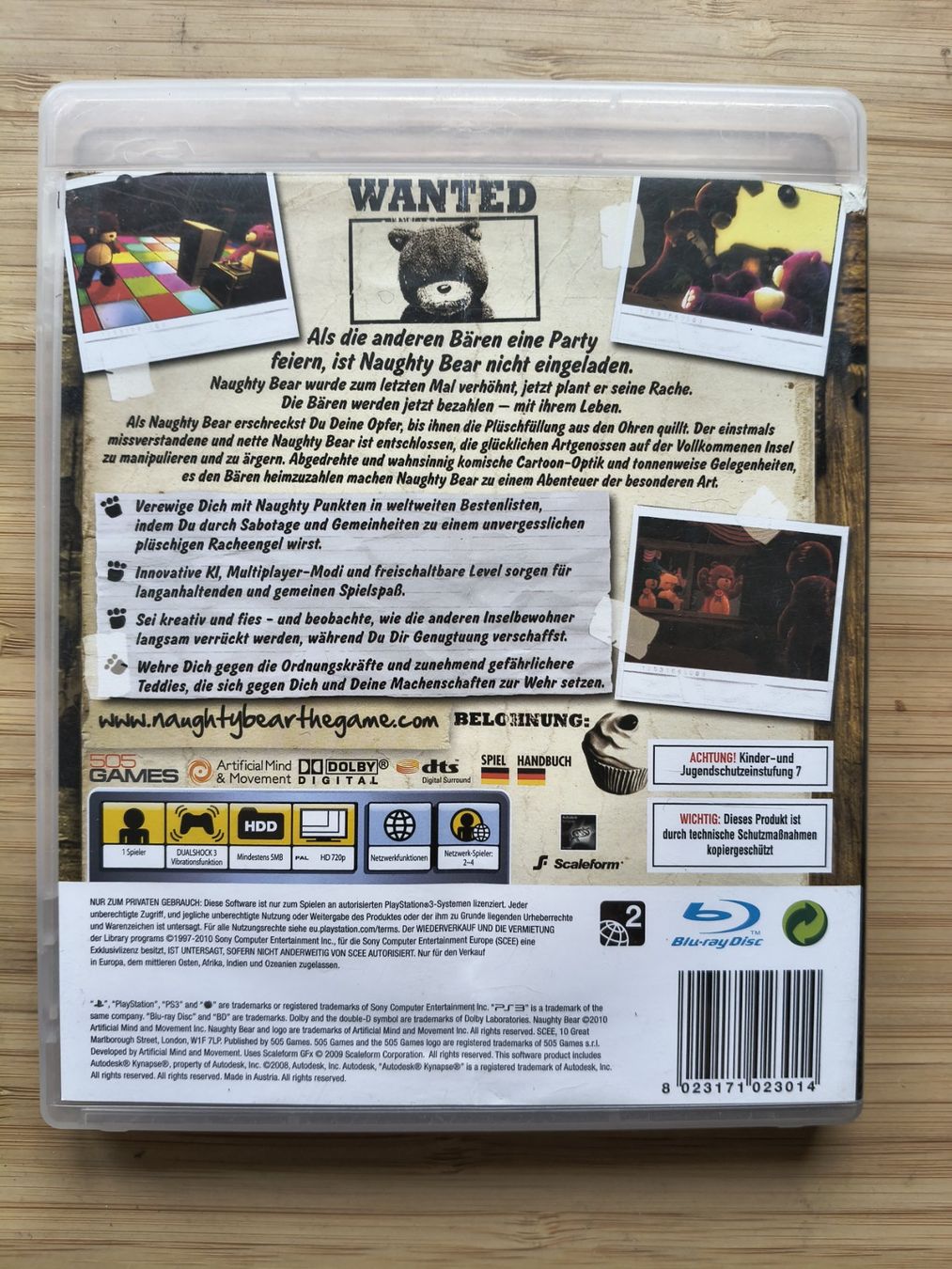 Jeux: Naughty Bear (PS 3) – D'occasion à Riedholz par ste_96cd 1