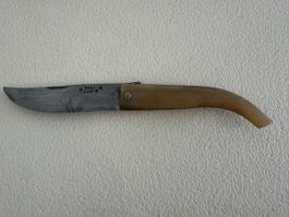 Altes HAKKI KESKIN Klappmesser mit Horn griff