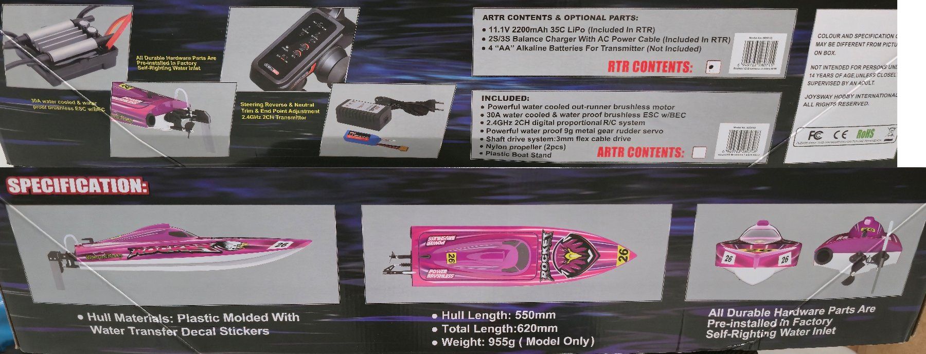 Modellismo RC: Rennboot – Nuovo e nell'imballaggio originale da Zürich venduto da brushless1 7