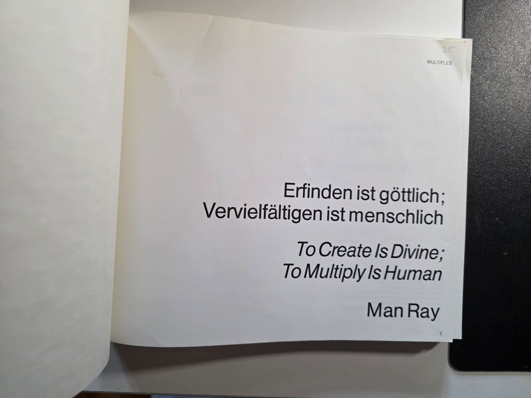 Libri: Multiples - Man Ray - 1974 – Usato da Walterswil BE venduto da Lonitti 7
