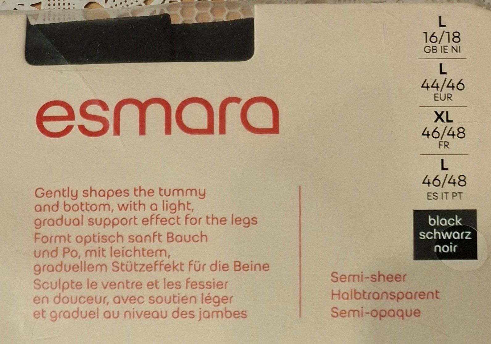 Calze & Collant: Esmara Shape 30 Stütz Strumpfhose 30den Gr.L Schwarz – Nuovo e nell'imballaggio originale da Amriswil venduto da Celini3 4