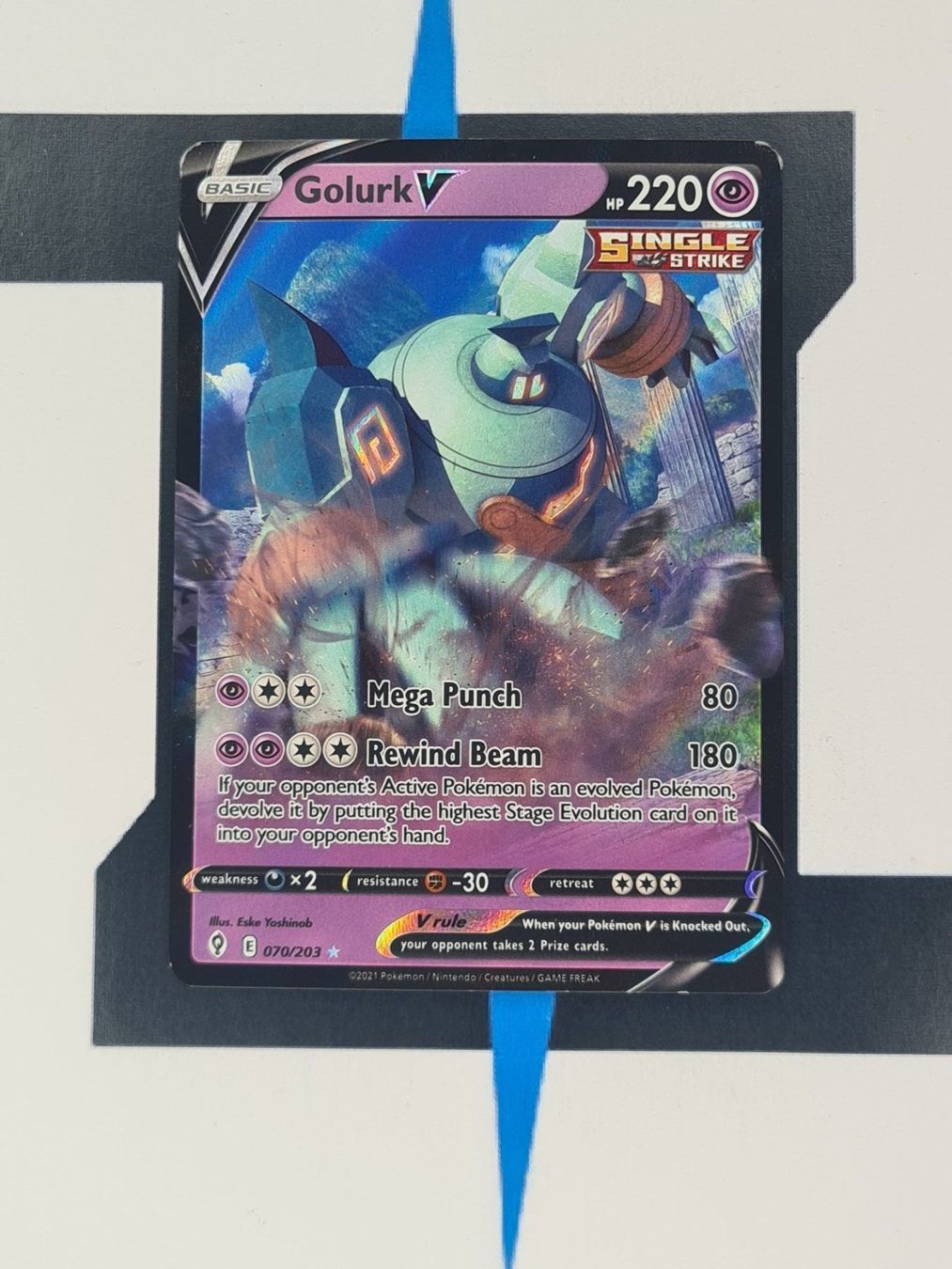 Pokémon Carte collezionabili: Golurk V EVS070 EN NM – Nuovo (secondo la descrizione) da Basel venduto da Zadoys