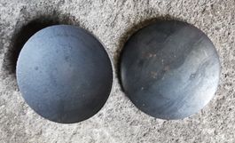 Eisenschale gewölbt , Schweiss-Deckel,  42.4 x 3.0  mm