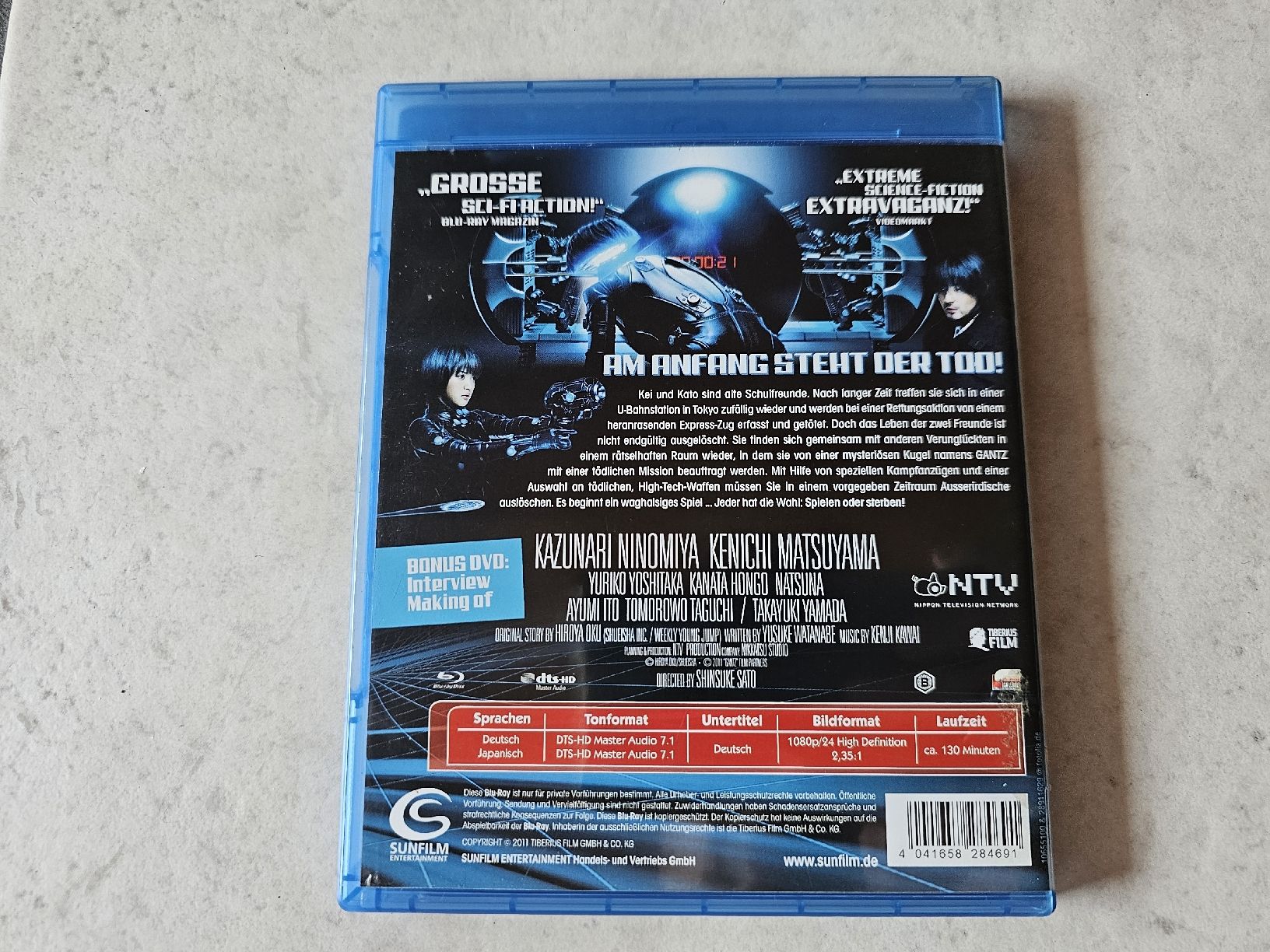 Alle DVDs: Gantz  -  Spiel um dein Leben  /  Bluray – Gebraucht aus Schneisingen von backstore24 1