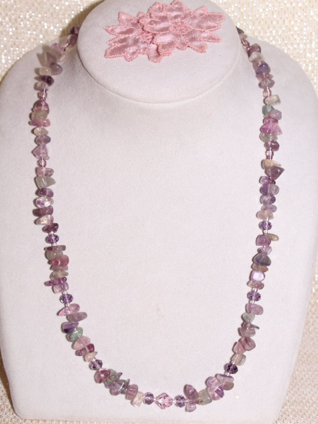 Catenine: Halbedelsteinkette Fluorid – Nuovo e nell'imballaggio originale da Kriens venduto da Wolly85