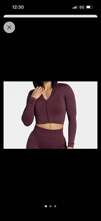 Vestes: Teveo Statement Zip Jacke "Pflaume" – D'occasion à Waldkirch par grabli