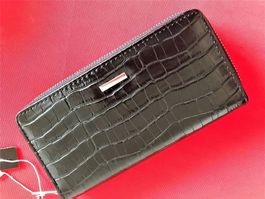 Geldbörse/Portemonnaie/Brieftasche/Clutch, schwarz,fabrikneu