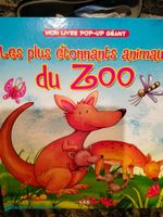 Les plus étonnants animaux du zoo Mon livre Pop-Up géant