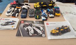 Lego Speed Champions & Technic Autos-Sets, Top Zustand