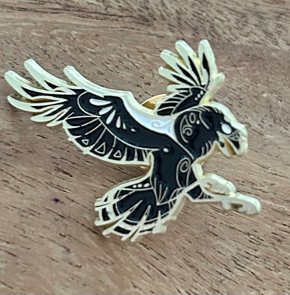 Plaketten & Abzeichen: Pin Adler Gothic / Fantasy – Neu und originalverpackt aus Geneve von vane267