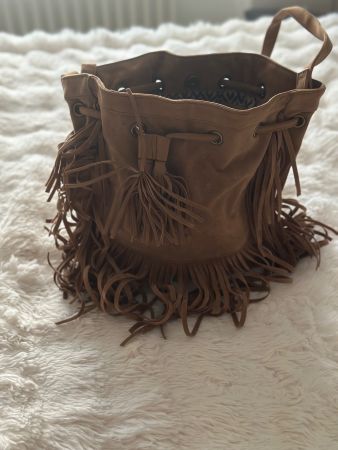 Tally Weijl Wildleder Fransen Beutel, Top Zustand!