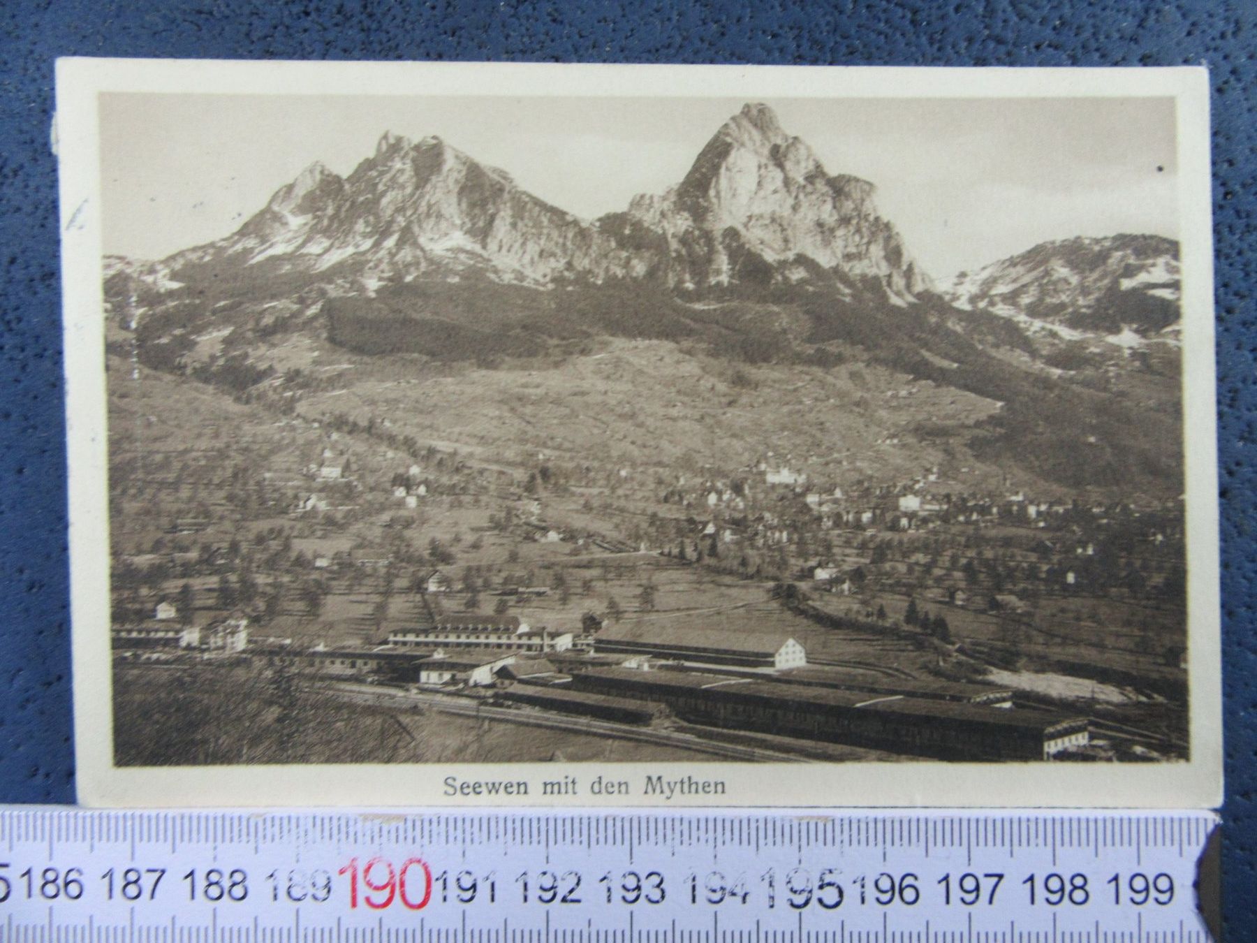 Cartoline postali: SEEWEN 1924 MIT MYTHEN SZ AK – Usato da Ettingen venduto da Hausi4711