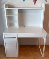 Schreibtisch weiss mit Aufsatz MICKE Ikea für Kinder